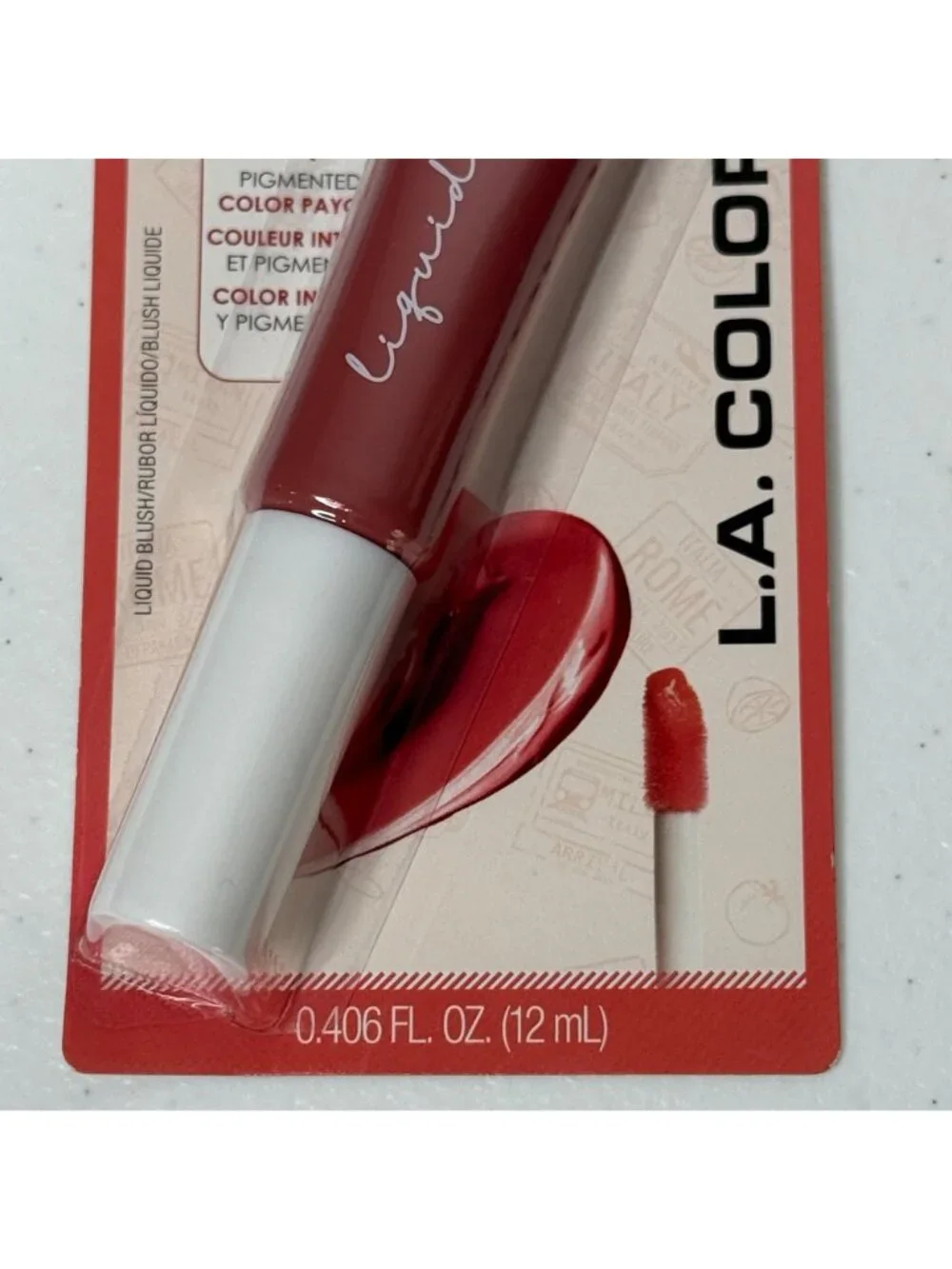 LA Colors Liquid Blush Ciao C37665 0.4 oz Pigmented Makeup New
